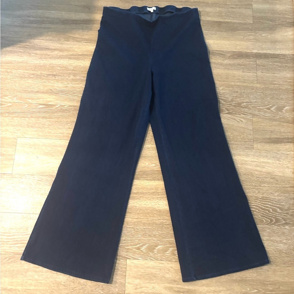 Good American Women’s Jeans Pull On Wide leg 2XL Dark Wash Denim Stretch Casual
